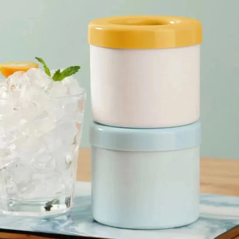 Round Silicone Ice Cube Mold – Compact, Creative & Refreshing