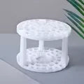 360° Rotating 5-Slot Makeup Brush Holder & Desk Organizer