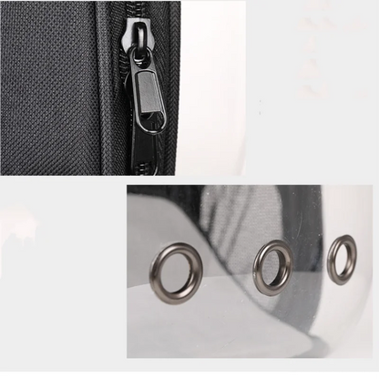 Transparent Space Capsule Cat Backpack – Breathable and Portable Travel Bag
